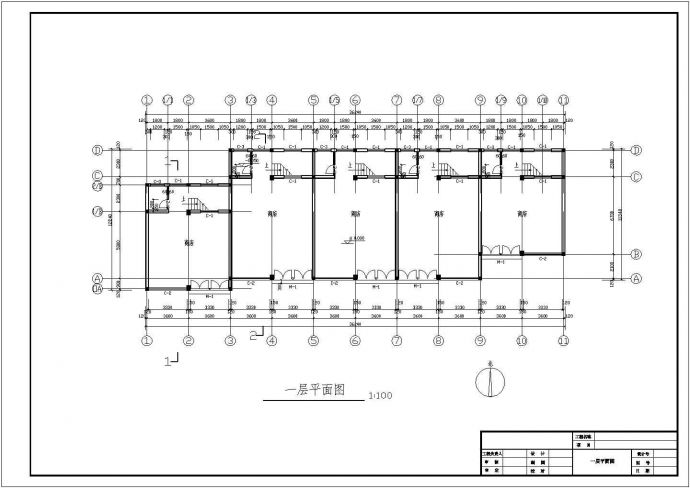 某三层仿古建筑CAD设计施工图纸_图1