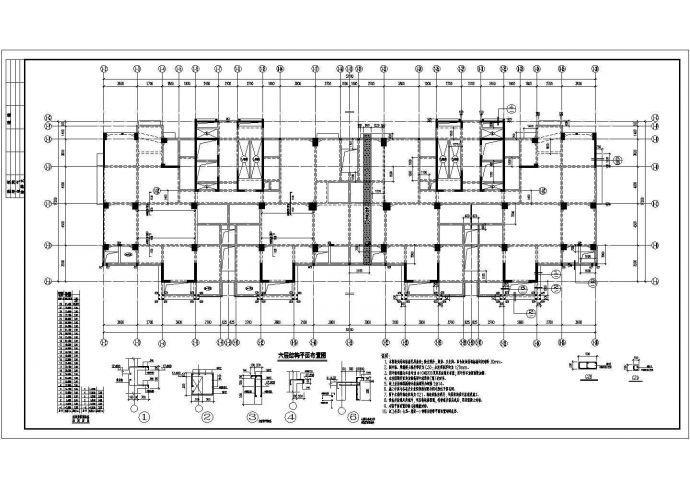 某地28层框剪结构商住落结构施工图_图1