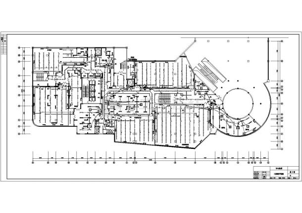 某通信机房电气设计CAD施工图纸-图二