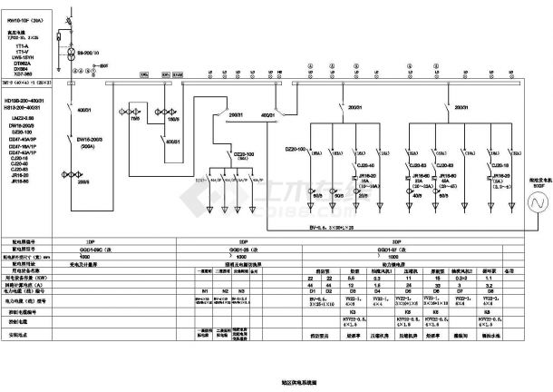 液化气储配站电气设计方案全套CAD图纸-图一