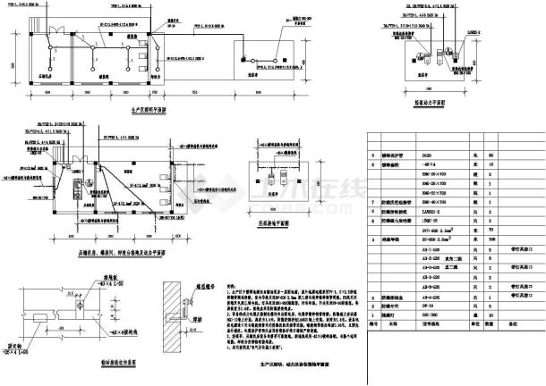 液化气储配站电气设计方案全套CAD图纸-图二