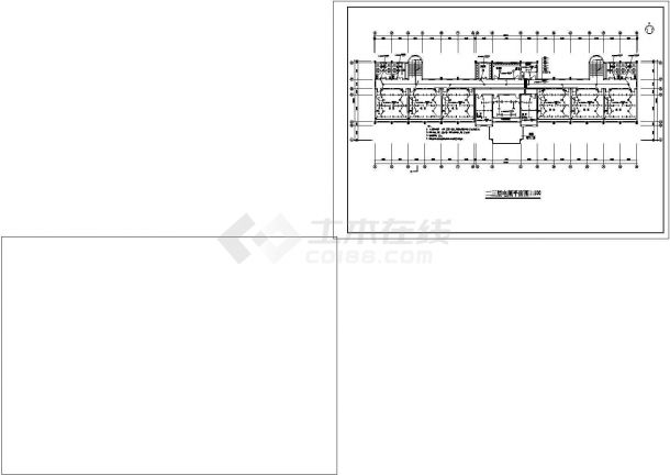 学校电气设计方案及施工全套CAD图纸-图二