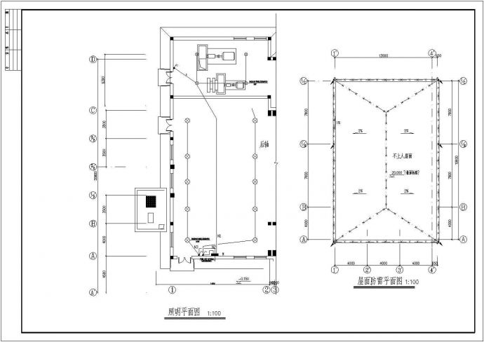 某地区小型锅炉房电气平面设计图（含设计说明）_图1