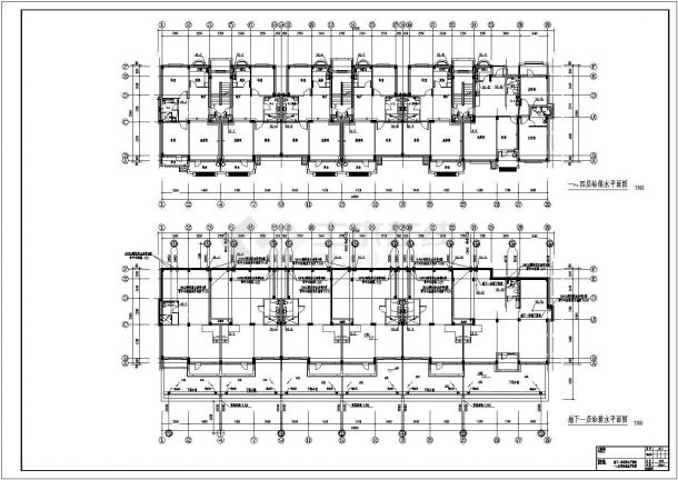某五层多层住宅楼给排水施工图设计-图二