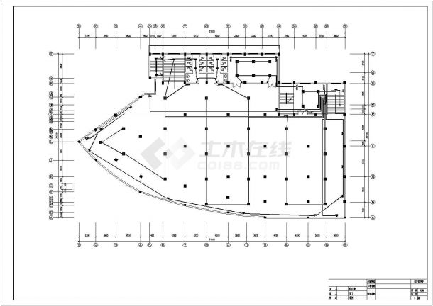 商住楼建筑施工全套CAD设计图纸方案-图二
