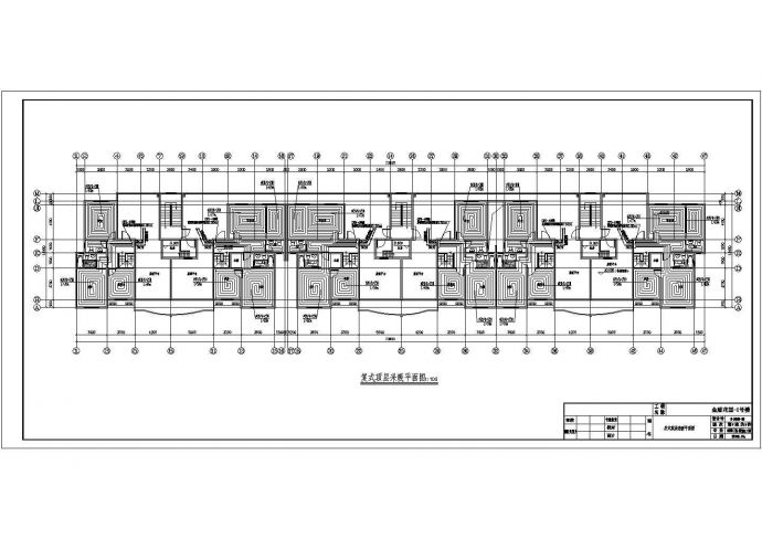 金盾花园五栋高层住宅地暖施工设计图_图1