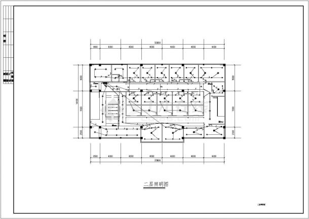 某地两层框架结构茶楼室内装修设计方案图-图二