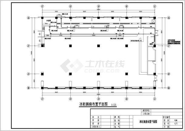 某地区小吃广场厨房动力施工图纸（含设计说明）-图一