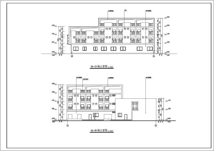 某地三层框架结构综合楼建筑设计施工图纸_图1