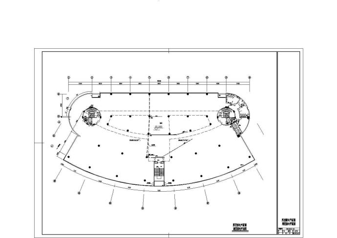 某特区体育馆电气设计全套CAD施工图_图1