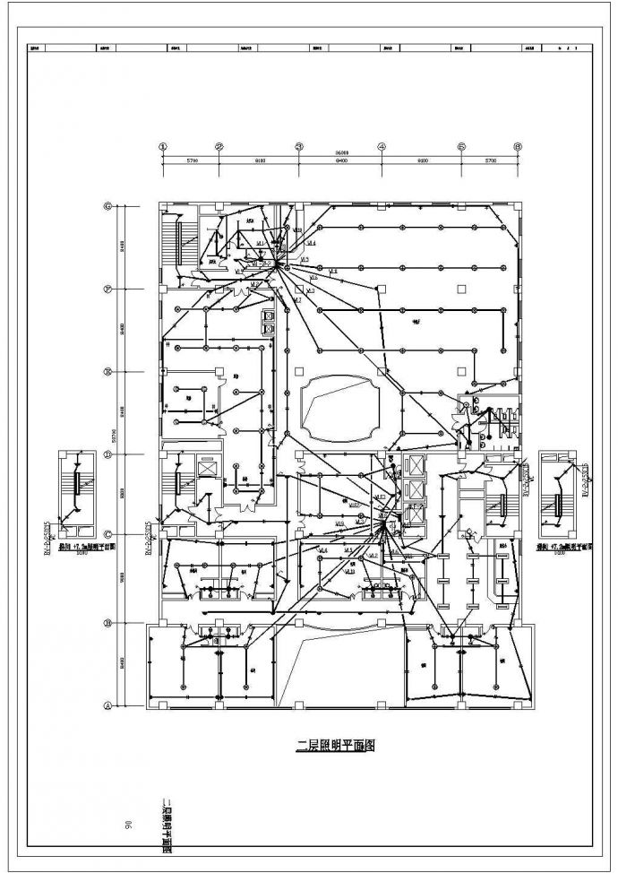 高层宾馆具体电气设计全套施工CAD图_图1