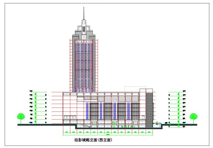 某市世纪购物广场建筑设计施工方案（含效果图）_图1