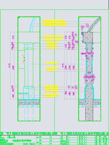 园林设计图亭廊花架做法施工说明图纸-图二