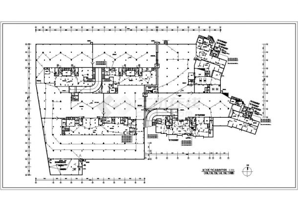 某地小区高层地下室电气设计施工图-图二