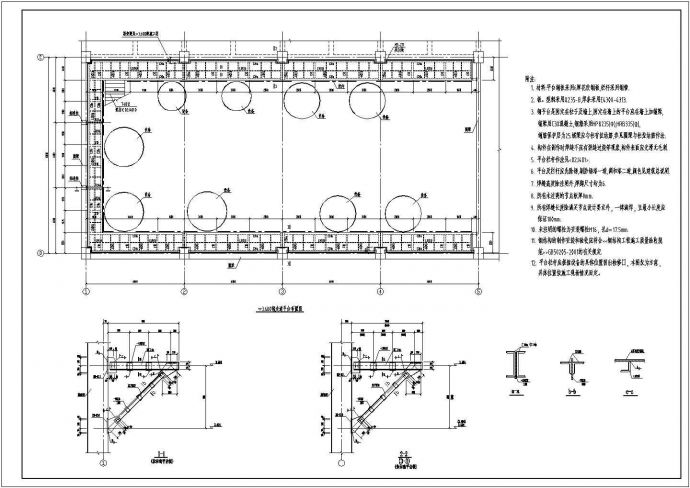 某地三层框架结构水泵站全套结构施工图_图1