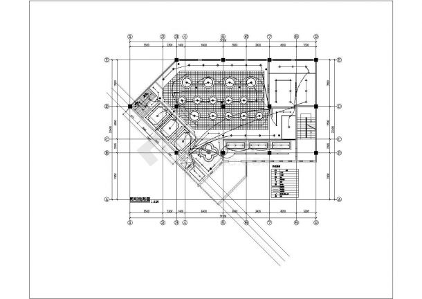 【四川】单层框架结构火锅店室内装修设计施工图-图二