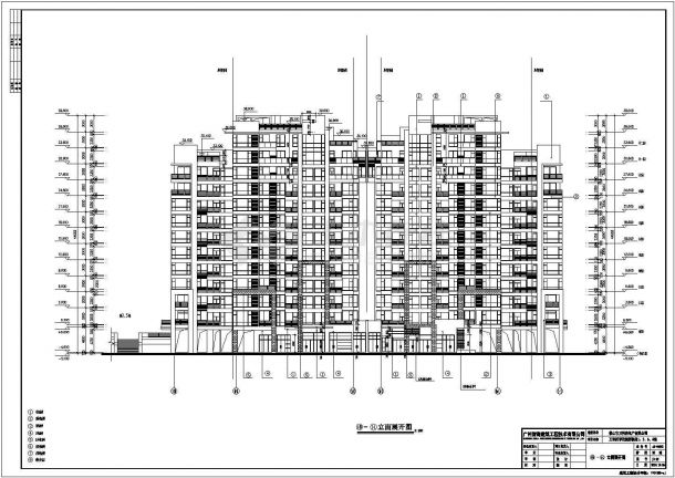 广州某地十二层剪力墙结构住宅建筑设计施工图纸-图一