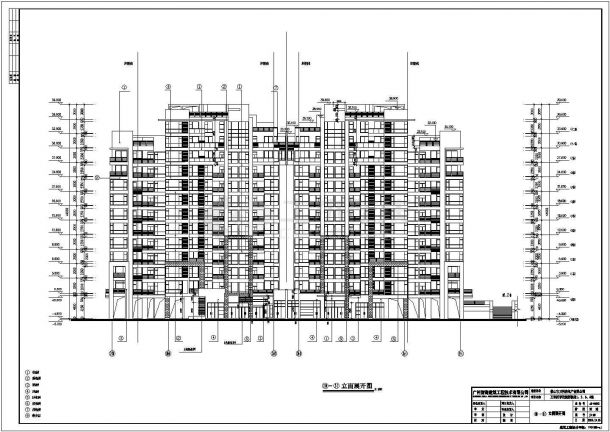 广州某地十二层剪力墙结构住宅建筑设计施工图纸-图二