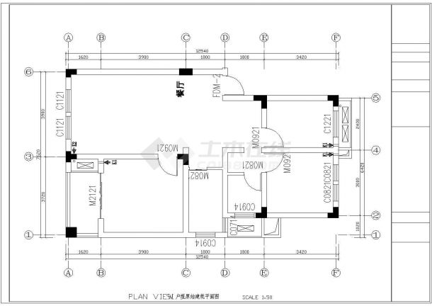 FHC样板房精装修室内设计施工图（91平方户型）-图一