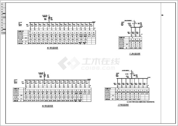 某地区大型厂房电气设计方案图纸（全套）-图一