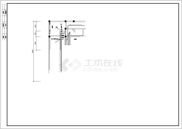 某地浴场水电气设计CAD施工图纸-图一