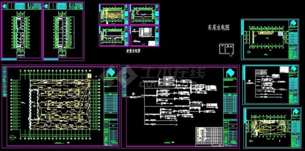 1.2万平米厂房电路图-图一