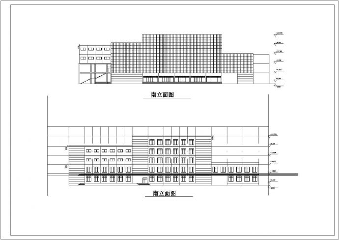 某地五层框架结构展览馆建筑设计方案图_图1