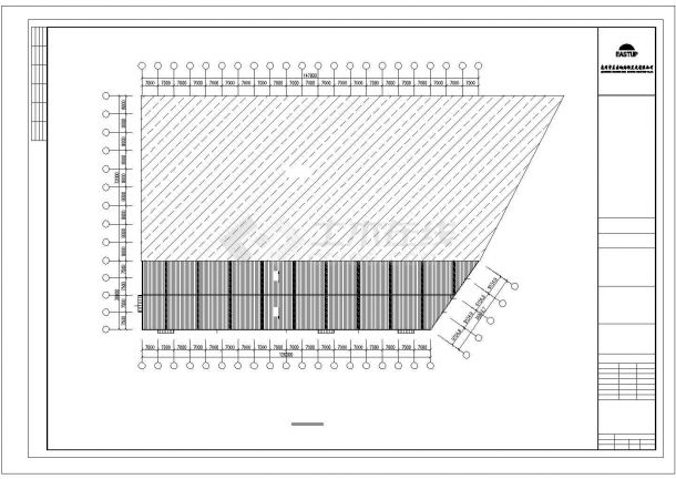 某地某有限公司扩建B栋厂房CAD设计图（共20张）-图二