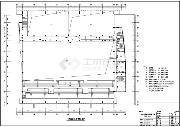 徐州师范大学3层游泳馆电气设计施工图-图二