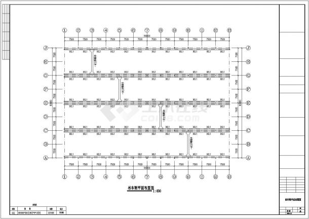 安徽小型钢结构工程仓库cad设计图-图二