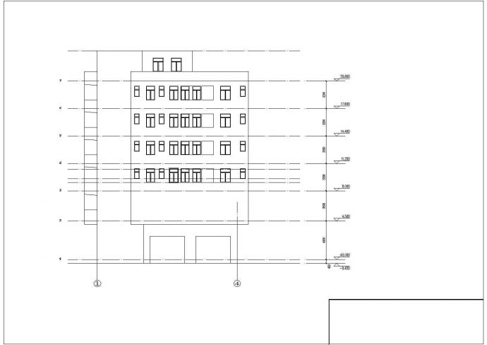 某地七层框架结构民居建筑方案设计图_图1