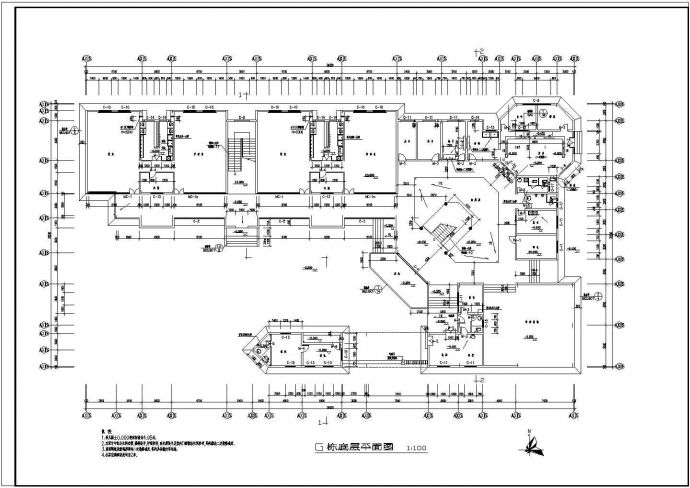  三层幼儿园设计方案及施工全套CAD详图_图1