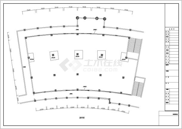 星巴克咖啡厅设计方案及施工全套CAD图纸-图二