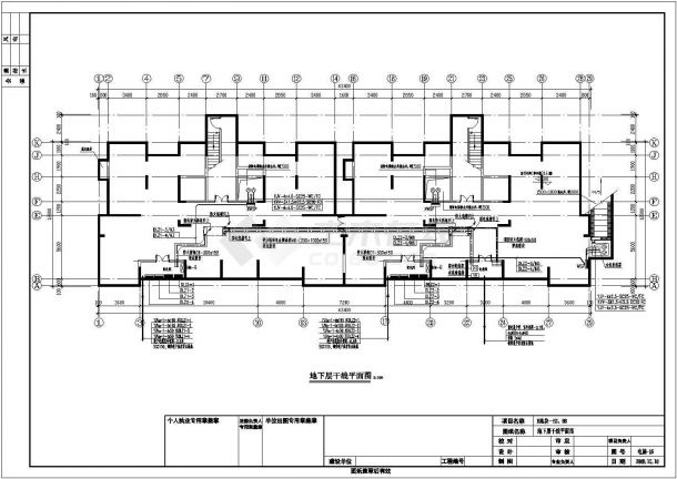 某小区一栋18层纯住宅楼电气设计施工图-图二