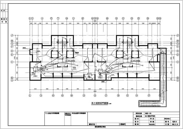 无锡某24层住宅楼电气设计施工图-图二
