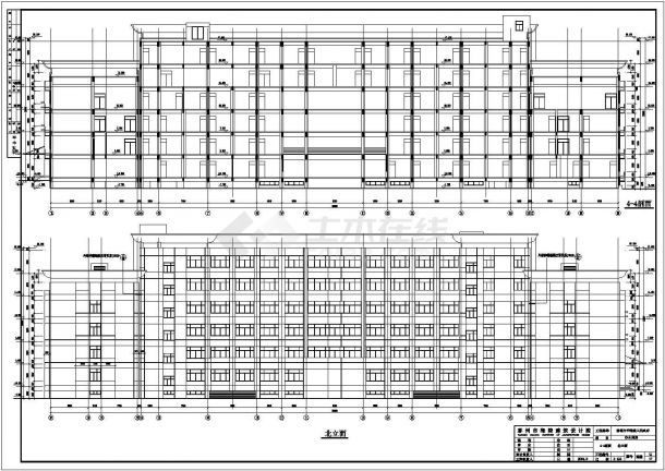 某地6层办公大楼建筑方案设计图纸-图二