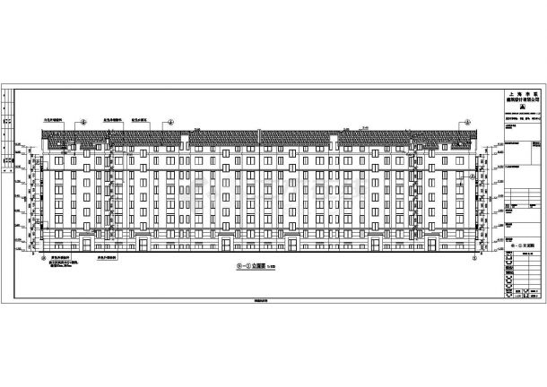 某地多层砖混结构住宅楼建筑方案设计图-图二