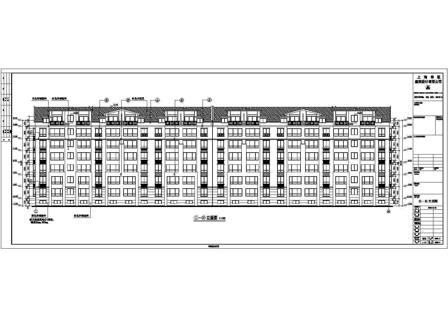 某地多层砖混结构住宅楼建筑方案设计图