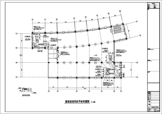地源热泵餐饮楼中央空调系统设计图纸_图1