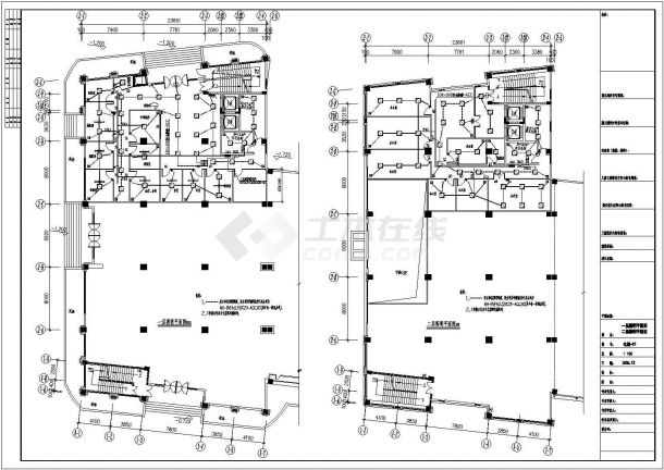 某医院改建电气设计方案CAD施工图-图二