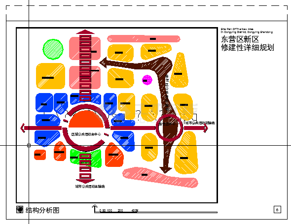 东营中心区控规建筑设计图（内容详细）-图一
