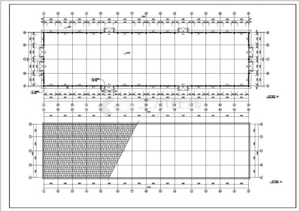 某15米跨钢木结构厂房结构设计图（含建筑设计）-图二