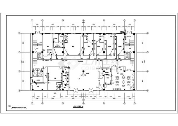 某医院7层门诊楼全套电气设计施工图-图二