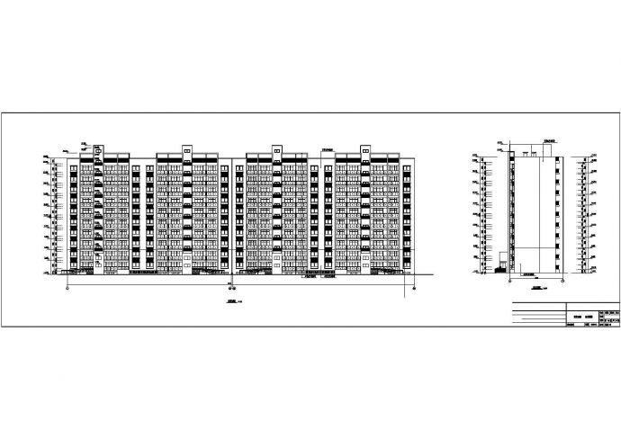 某地剪力墙结构小高层公寓建筑设计施工图_图1
