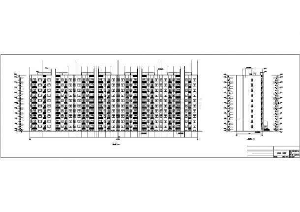 某地剪力墙结构小高层公寓建筑设计施工图-图二