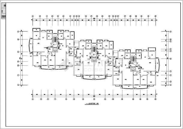 五层住宅楼全套电气设计施工CAD图-图二