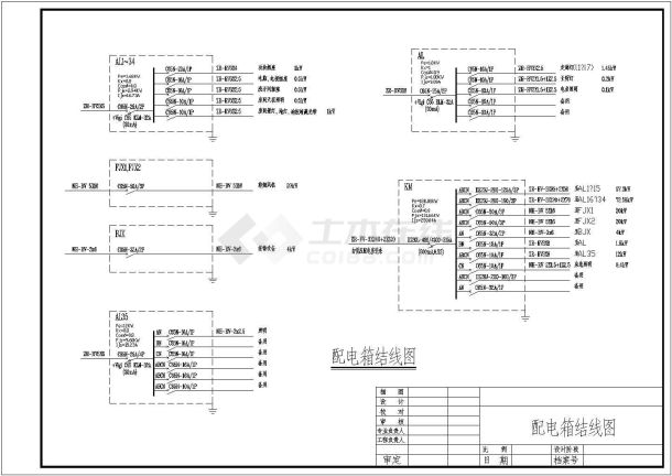 KTV娱乐城低压全套具体电气设计施工CAD图-图一