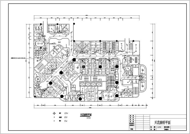 KTV娱乐城低压全套具体电气设计施工CAD图-图二