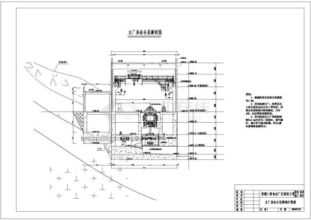 登棚二级水电站设计施工投标设计图-图二