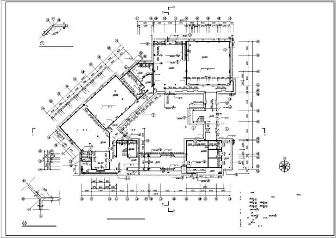 艺术楼建筑施工图纸（含设计说明）_图1